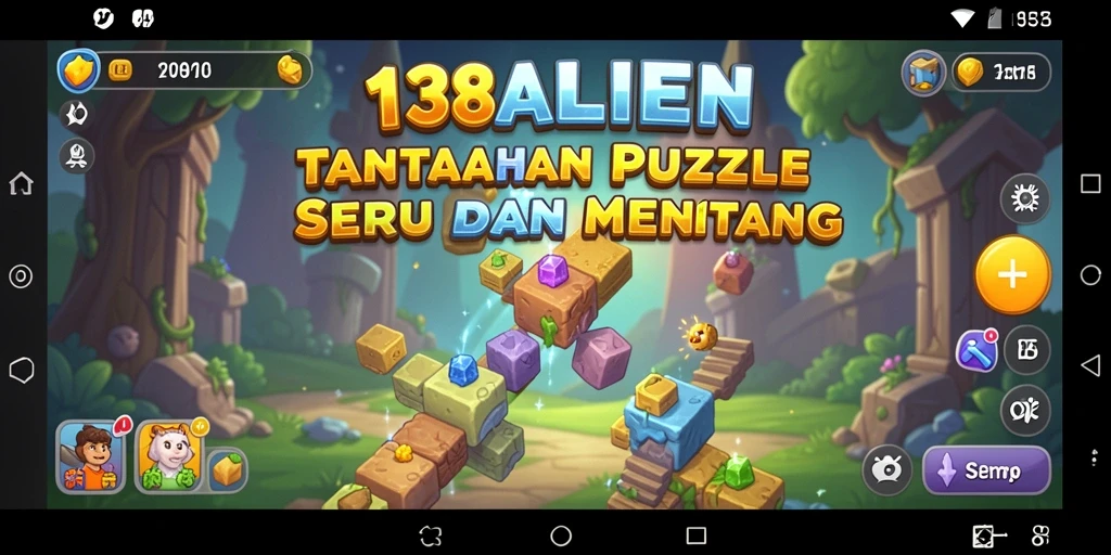 Tampilan gameplay seru dalam 138ALIEN dengan berbagai jenis teka-teki.