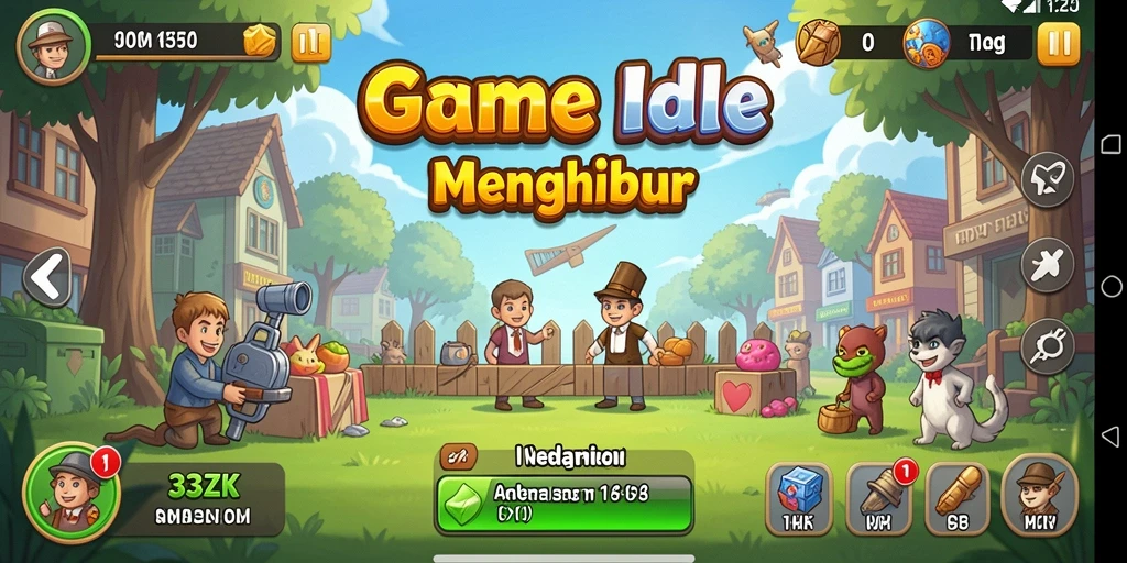 Screenshot menampilkan gameplay menarik dari 33ZK.