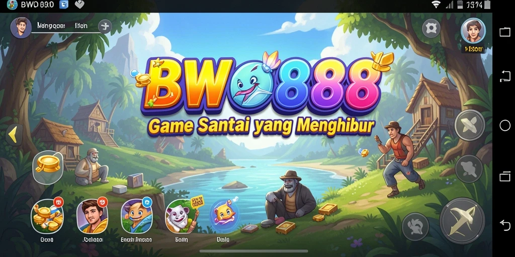 Tangkapan layar utama BWO888 menampilkan gameplay yang mengasyikkan dan penuh warna.