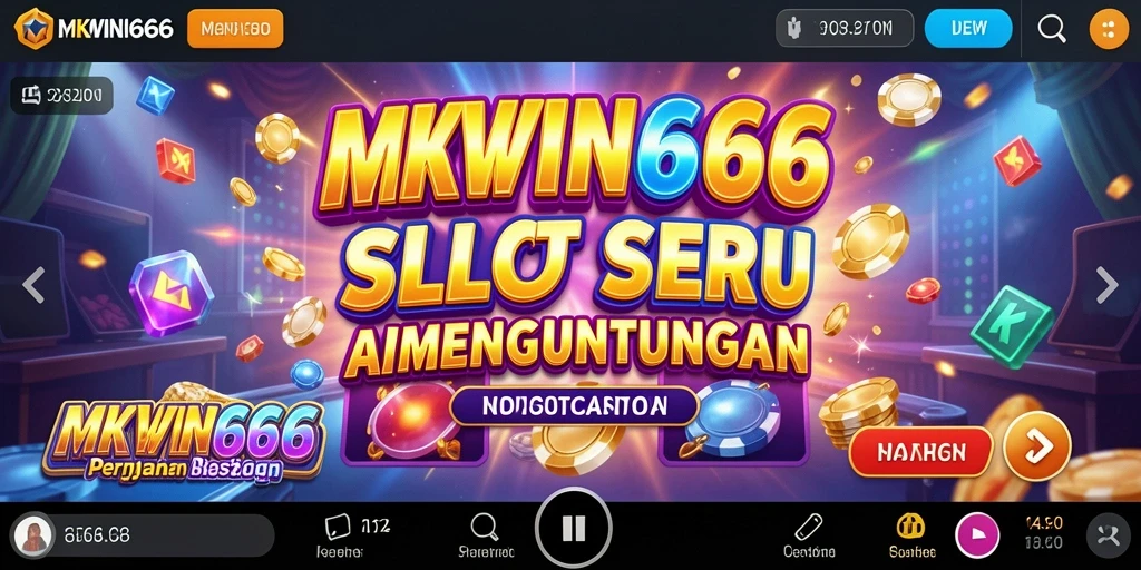 Tampilan gameplay menarik dari MKWIN666 dengan grafis slot yang memukau.